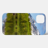 Bergpieken reflecteren in een doezelaar Case-Mate iPhone case (Achterkant (horizontaal))