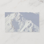 Bergpieken - Uitzicht van de lucht Visitekaartje (Achterkant)