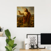 Bergrede op de Mount™ LDS Wall Art Poster (Thuiskantoor)