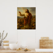 Bergrede op de Mount™ LDS Wall Art Poster (Keuken)