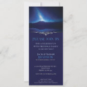 Bergreflectie Astro Sky Housewarming Party Kaart (Achterkant)