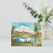 Bergreflectie Briefkaart (Staand voorkant)