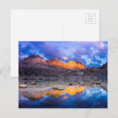 Bergreflectie, Californië Briefkaart (Voorkant / Achterkant)