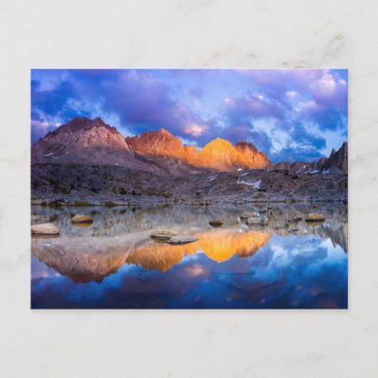 Bergreflectie, Californië Briefkaart (Voorkant)