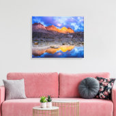 Bergreflectie, Californië Canvas Afdruk (Insitu (Woonkamer))