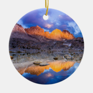 Bergreflectie, Californië Keramisch Ornament