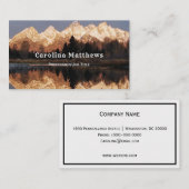 Bergreflectielandschap Visitekaartje (Voorkant / Achterkant)