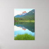 Bergreflecties Canvas Afdruk (Voorkant)