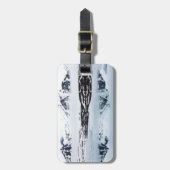 Bergreflecties, Noorwegen Bagagelabel (Voorkant verticaal)