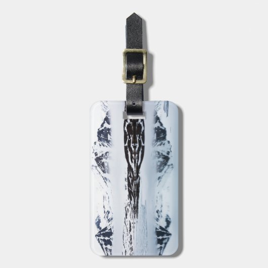 Bergreflecties, Noorwegen Bagagelabel (Voorkant verticaal)