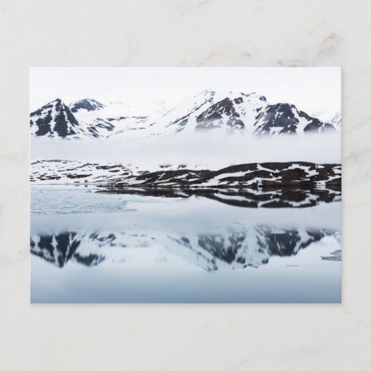 Bergreflecties, Noorwegen Briefkaart (Voorkant)