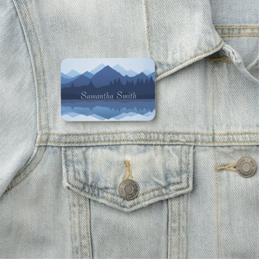 Bergreflecties Ontwerpnaamtag Naamplaatje (In situ)