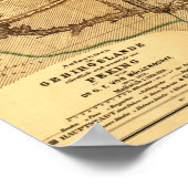 Bergregio Noorden en westen van Peking China Poster (Hoek)