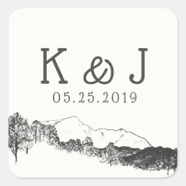 Bergretraite ⎥Monogram Sticker