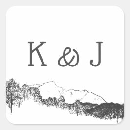 Bergretraite ⎥Monogram Sticker