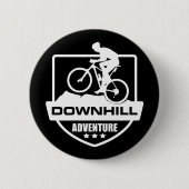 bergrijping in bergafwaarts ronde button 5,7 cm (Voorkant)