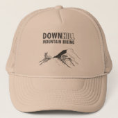 bergrijping in bergafwaarts trucker pet (Voorkant)