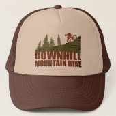 bergrijping in bergafwaarts trucker pet (Voorkant)