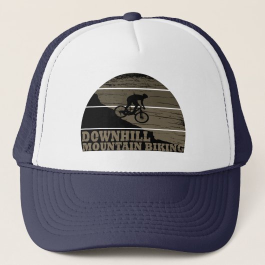 bergrijping in bergafwaarts trucker pet (Voorkant)