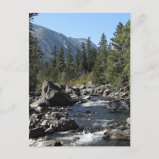 Bergrivier Rugged Landscape Photo Briefkaart (Voorkant)