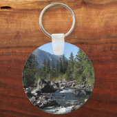 Bergrivier Rugged Landscape Photo Sleutelhanger (Voorkant)