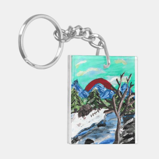  bergrivier sleutelhanger (Voorkant Links)