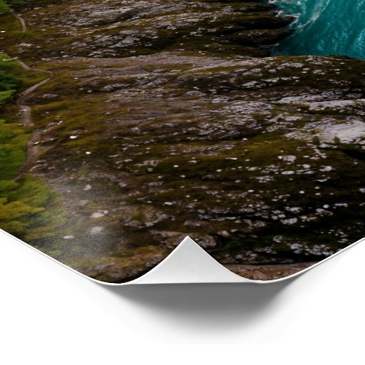 Bergrivierlandschap Perfect Poster (Hoek)