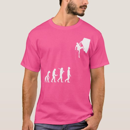 Bergrotsklimmer Boulder-bergen Klimmen T-shirt (Voorkant)