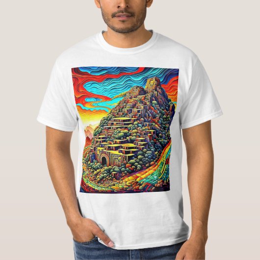 Bergruïnes 2 t-shirt (Voorkant)