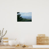 Bergscène met boom poster (Keuken)