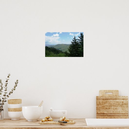 Bergscène Poster (Keuken)
