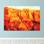 Bergscheen bij Zonneverf Canvas Afdruk (Insitu (Houten vloer))