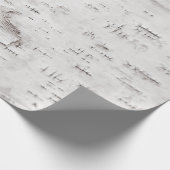 Bergschors Witte Rustige Land Woodland Cadeaupapier (Hoek)