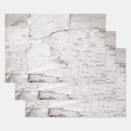 Bergschors Witte Rustige Land Woodland Inpakpapier Vel