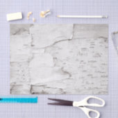 Bergschors Witte Rustige Land Woodland Tissuepapier (Craft)