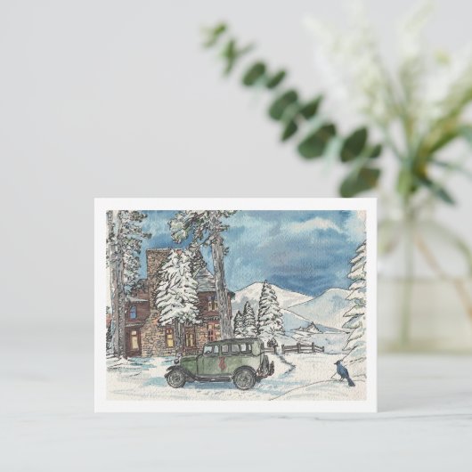 Bergschuilplaats Briefkaart (Staand voorkant)