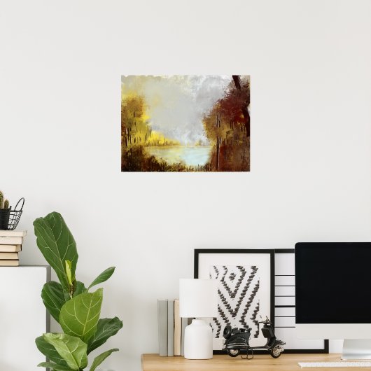 Bergsee Poster (Thuiskantoor)