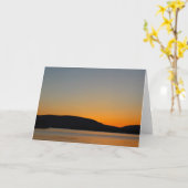 Bergsilhouet Kaart (Gele Bloem)