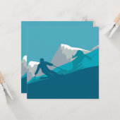 Bergski Sport Kaart (Voorkant / Achterkant in situ)