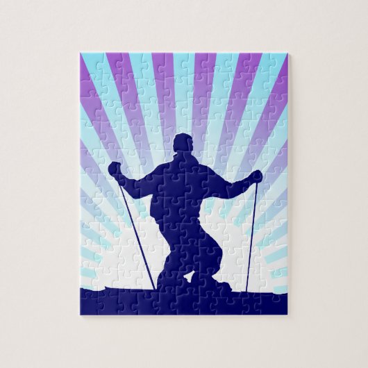 bergskiester legpuzzel (Verticaal)