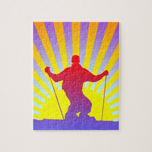 bergskiester legpuzzel (Verticaal)