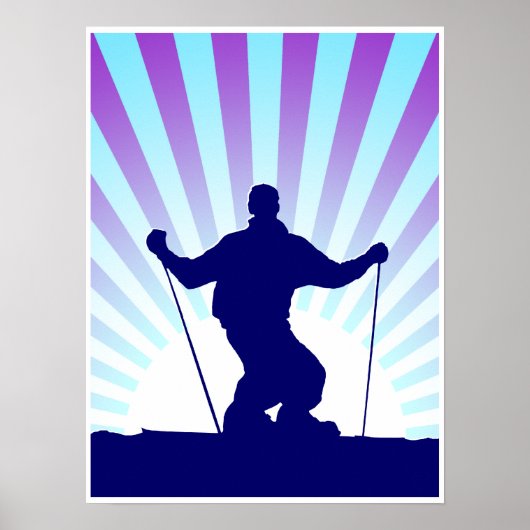 bergskiester poster (Voorkant)