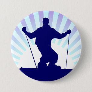 bergskiester ronde button 7,6 cm