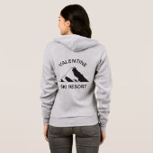 Bergskigebied Hoodie (Achterkant volledig)