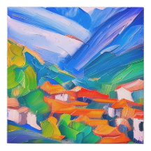 Bergstad in de Pyreneeën