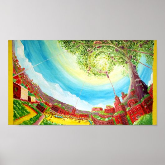 Bergstad Poster (Voorkant)