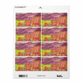 bergstadje etiket (Full Sheet)