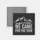 Bergsticker Minimaal Outdoor Design Magneet (Voorkant / Achterkant)