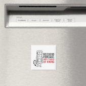 Bergsticker Minimaal Outdoor Design Magneet (Insitu (Vaatwasser))