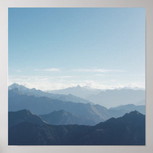 Bergstilte Panorama Poster